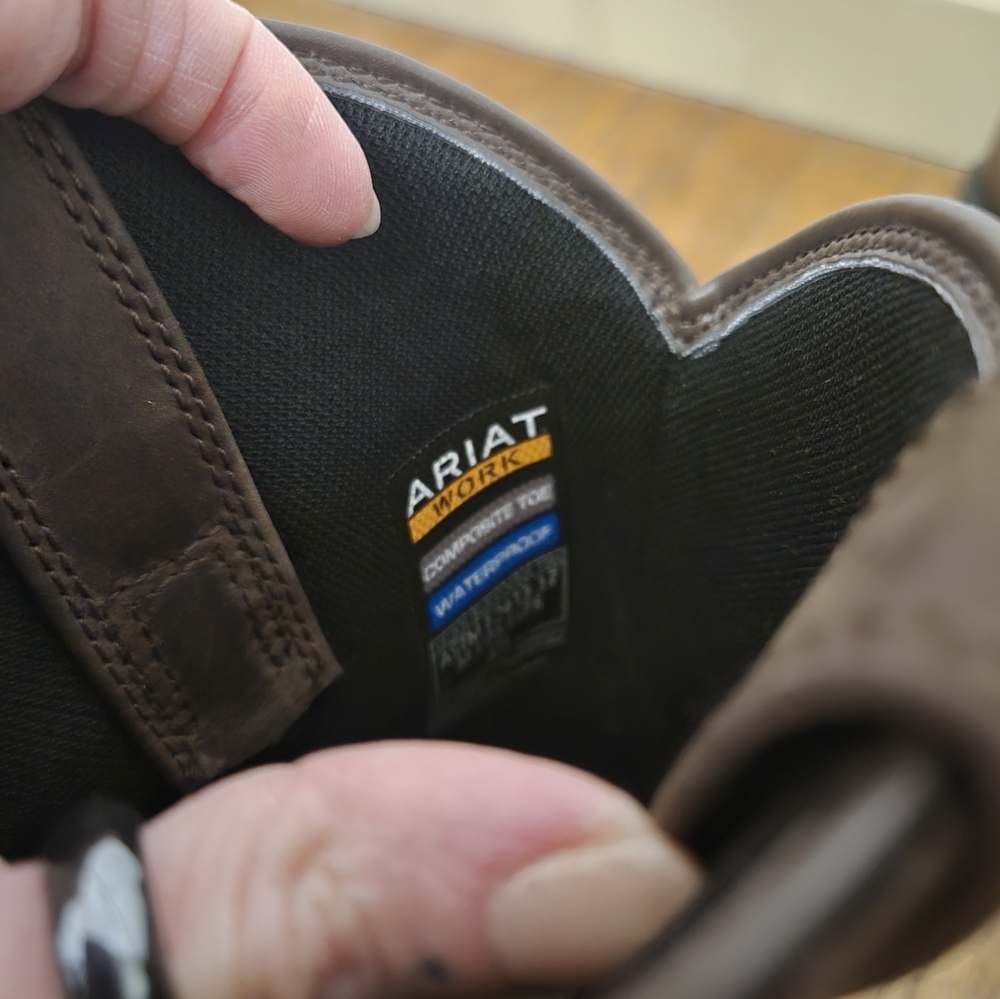 Mens Ariat WorkHog Pull On Boot - Picture 8 of 11